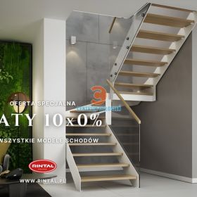 Promocja - 15% na schody z balustradami i montażem