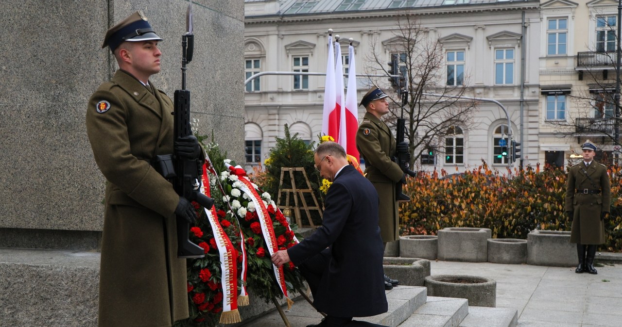 Andrzej Duda na obchodach Narodowego Święta Niepodległości