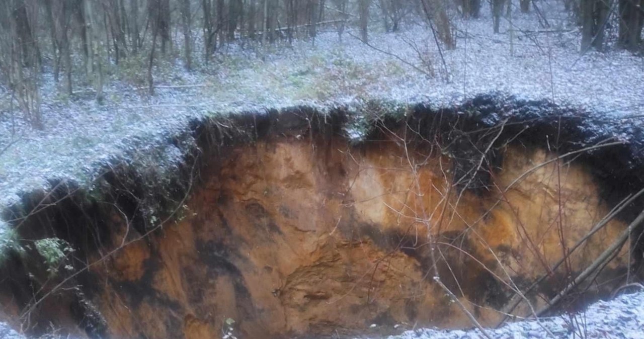 Kolejne zapadlisko w Bolesławiu. "Ludzie są zaniepokojeni"