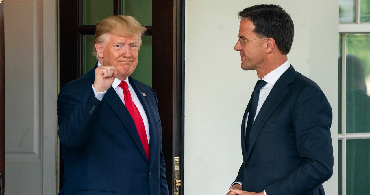 Ważne spotkanie na Florydzie. O czym rozmawiali Trump i Rutte?