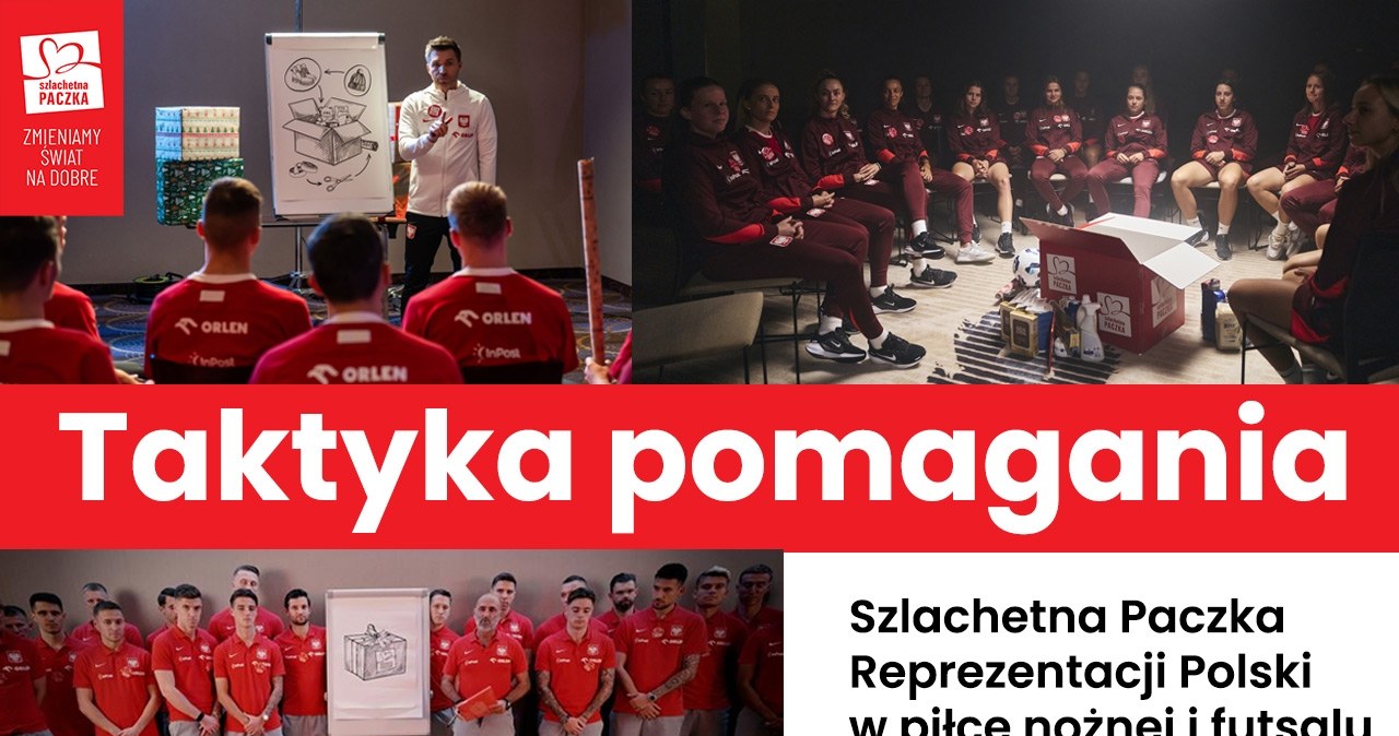 Reprezentacje Polski w piłce nożnej przygotowują Szlachetną Paczkę