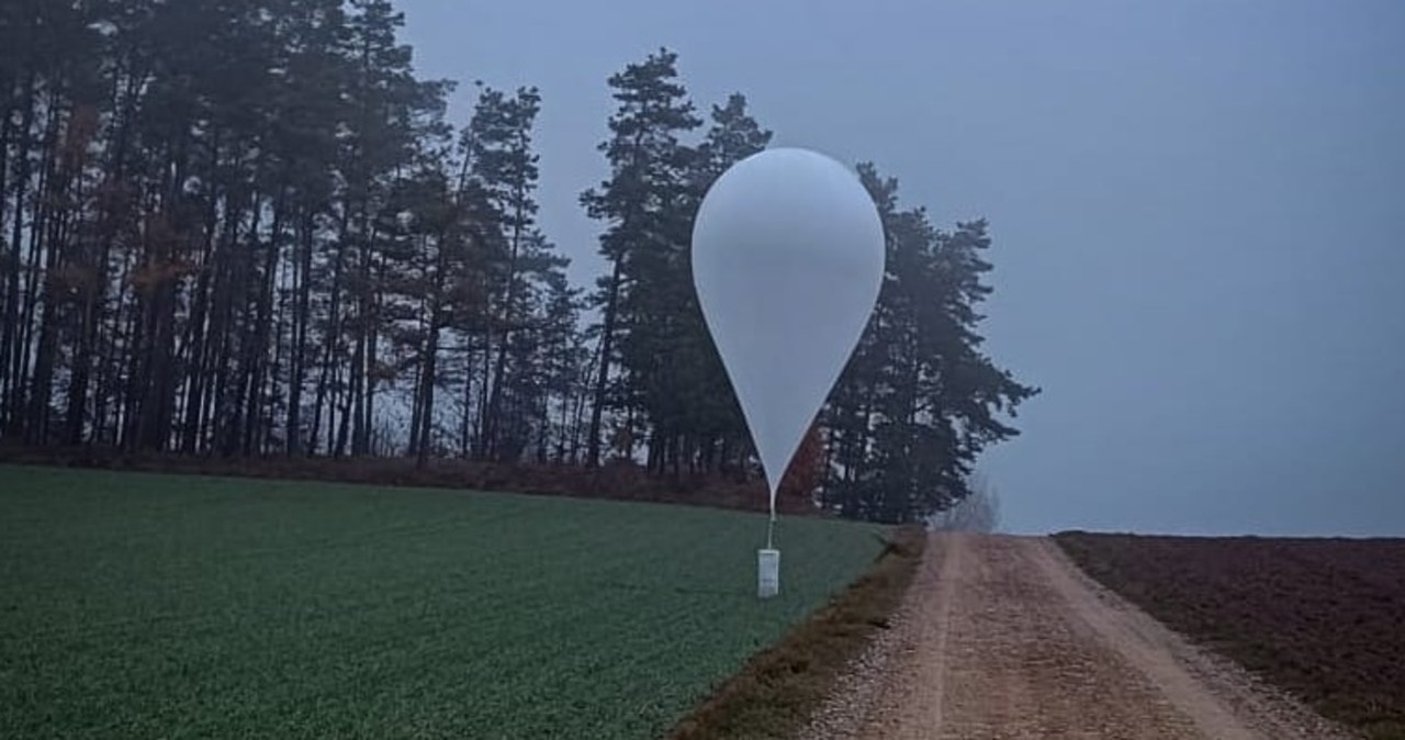 W Podlaskiem znaleziono białoruskie balony przemytnicze